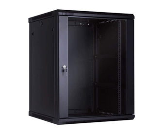 D-LINK WALL MOUNT RACK 12U 600-600 WITH 1 FAN , 1 SHLIF , PDU-afaaqstores
