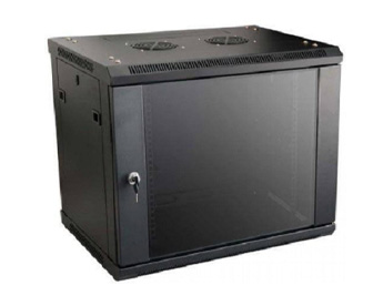 D-LINK WALL MOUNT RACK 9U 600-600 WITH 1 FAN , 1 SHLIF , PDU-afaaqstores