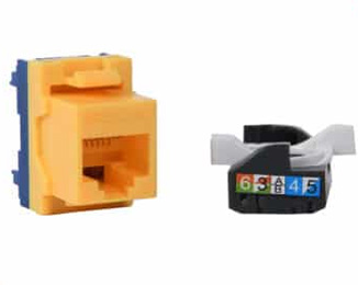 Prolink 1G Rotating Tooless Connection Module Cat6 UTP - Yellow-afaaqstores