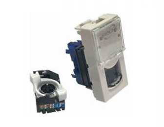 Prolink 1G Rotating Tooless Connection Module Cat6a UTP With Clip Adaptor-affaqstores