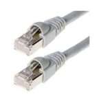 Prolink SHIELDED CAT6A S-FTP PATCH CORD W-T568B WIRING, 1M, LSZH Gray-afaaqstores