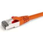 Prolink SHIELDED CAT6A S-FTP PATCH CORD W-T568B WIRING, 1M, LSZH Orange-afaaqstores