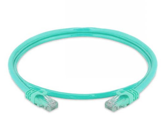 Prolink UNSHIELDED CAT6 PATCH CORD W- T568B WIRING, 0.5M, LSZH Turquoise-afaaqstores