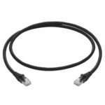 Prolink UNSHIELDED CAT6 PATCH CORD W-T568B WIRING, 1M, LSZH Black-afaaqstores