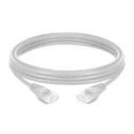Prolink UNSHIELDED CAT6 PATCH CORD W-T568B WIRING, 3M, LSZH White-afaaqstores