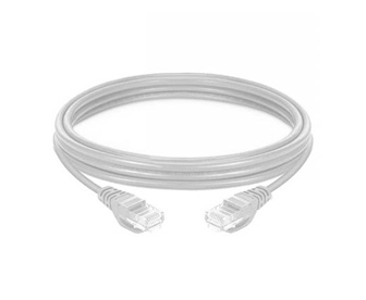Prolink UNSHIELDED CAT6 PATCH CORD W-T568B WIRING, 3M, LSZH White-afaaqstores