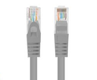 Prolink UNSHIELDED CAT6A PATCH CORD W-T568B WIRING, 0.25M, LSZH Gray-afaaqstores