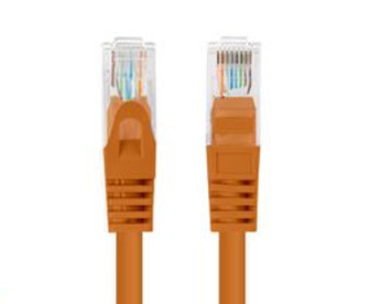Prolink UNSHIELDED CAT6A PATCH CORD W-T568B WIRING, 0.25M, LSZH Orange-afaaqstores