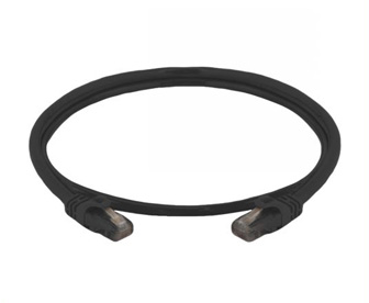 Prolink UNSHIELDED CAT6A PATCH CORD W- T568B WIRING, 0.5M, LSZH Black-afaaqstores