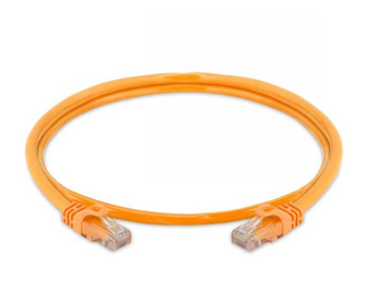 Prolink UNSHIELDED CAT6A PATCH CORD W- T568B WIRING, 0.5M, LSZH Orange-afaaqstores