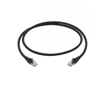 Prolink UNSHIELDED CAT6A PATCH CORD W- T568B WIRING, 1M, LSZH Black-afaaqstores