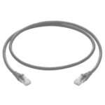 Prolink UNSHIELDED CAT6A PATCH CORD W-T568B WIRING, 1M, LSZH Gray-afaaqstores