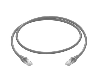 Prolink UNSHIELDED CAT6A PATCH CORD W-T568B WIRING, 1M, LSZH Gray-afaaqstores