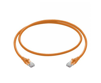 Prolink UNSHIELDED CAT6A PATCH CORD W- T568B WIRING, 1M, LSZH Orange-afaaqstores