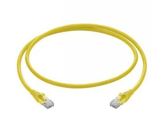 Prolink UNSHIELDED CAT6A PATCH CORD W- T568B WIRING, 1M, LSZH Yellow-afaaqstores