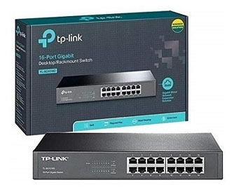 16-Port Gigabit Switch, 16 Gigabit RJ45 Ports-afaaqstores