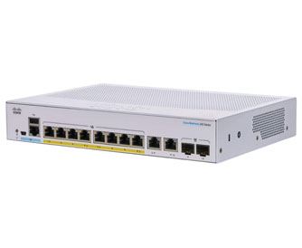 CBS250 Smart 8-port GE, Partial PoE, Ext PS, 2x1G Combo -afaaqstores