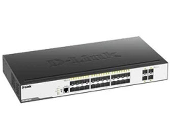 D-LINK DGS-3000-28-S 24 SFP Ports and 4 10G SFP-afaaqstores