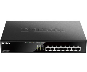 NW-D-Link-Switch 8 Port GigaBit-POE-DGS-1008MP-afaaqstores