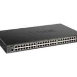 NW DLINK SWITCH 48 PORT SMART POE 4 PORT 10G SFP DGS-1250-52XMP-afaaqstores